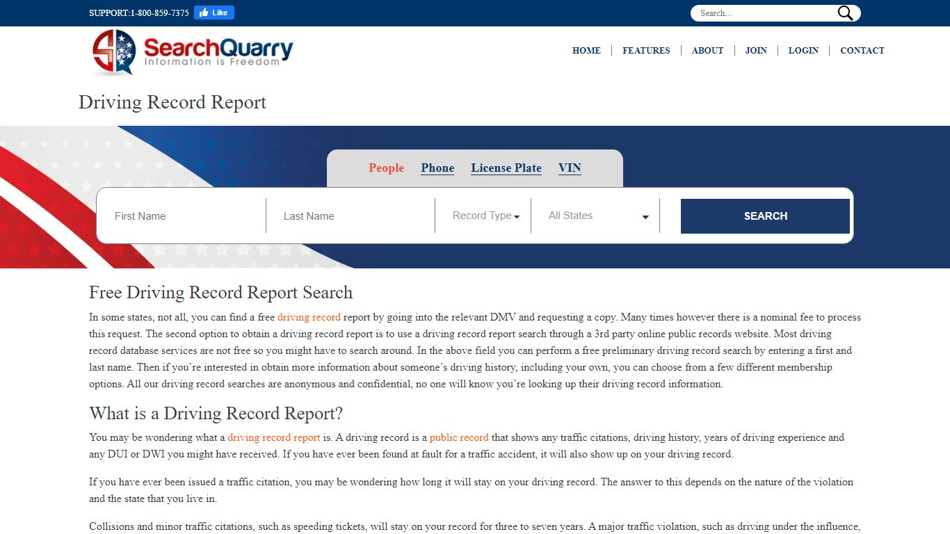 Free Driving Record Report Search - SearchQuarry.com